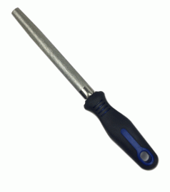 8" Diamond Electroplated Sharpener Sharpening Needle Half Round Files